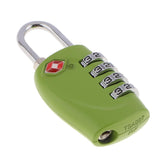 Max TSA Luggage Travel Suitcase Code Lock 4 Digit Combination Padlock Green