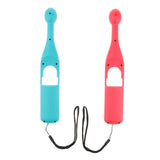 Maxbell 2 Pieces Drumstick Game Handle Grip for Nintendo Switch Joy-Con Controller