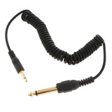 Max 3.5mm to 6.35mm Male Plug Flash PC Sync Cable Cord for FS350 FS520 RF-16NE