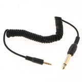 Max 3.5mm to 6.35mm Male Plug Flash PC Sync Cable Cord for FS350 FS520 RF-16NE