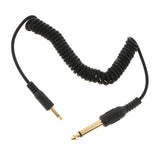 Max 3.5mm to 6.35mm Male Plug Flash PC Sync Cable Cord for FS350 FS520 RF-16NE
