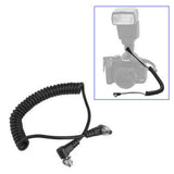 Max Male to Male Flash PC Sync Cable Cord with Screw Lock for Canon 7D 5D II 1D