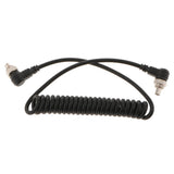 Max Male to Male Flash PC Sync Cable Cord with Screw Lock for Canon 7D 5D II 1D