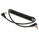 Max Male to Male Flash PC Sync Cable Cord with Screw Lock for Canon 7D 5D II 1D
