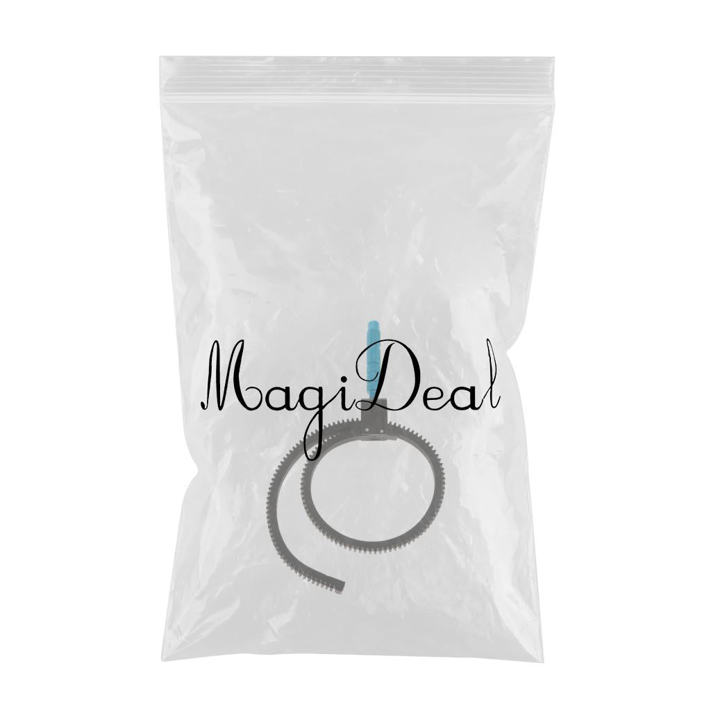 Max Adjustable Follow Focus Gear Ring w/ Handle for Lens Diameter 52-86mm (Standard 32 Pitch - 0.8 Mod)