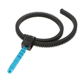 Max Adjustable Follow Focus Gear Ring w/ Handle for Lens Diameter 52-86mm (Standard 32 Pitch - 0.8 Mod)
