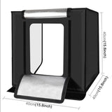 Maxbell 30W Table Top Photo Studio Box LED Light Tent Softbox Lighting Kit 40cm