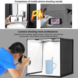 Maxbell Portable Table Photo Studio Box LED Light Tent Softbox Lighting Kit 40x40cm