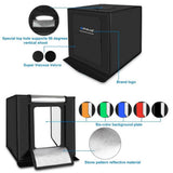 Maxbell Portable Table Photo Studio Box LED Light Tent Softbox Lighting Kit 40x40cm