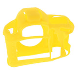 Max Detachable Silicone Camera Protective Case Cover for Canon 5DMARKIV Yellow