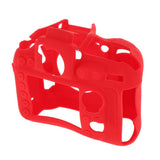 Max Detachable Silicone Camera Protective Case Cover Shell for Nikon D810 Red