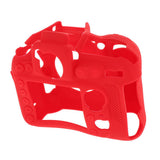 Max Detachable Silicone Camera Protective Case Cover Shell for Nikon D810 Red