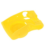 Max Silicone Skin Case Camera Cover Protector for Casio ZR5500/5000/3700 Yellow