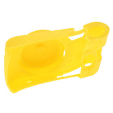 Max Silicone Skin Case Camera Cover Protector for Casio ZR5500/5000/3700 Yellow