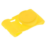 Max Silicone Skin Case Camera Cover Protector for Casio ZR5500/5000/3700 Yellow