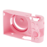Max Silicone Skin Case Camera Cover Protector for Casio ZR5500/5000/3700 Pink