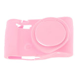 Max Silicone Skin Case Camera Cover Protector for Casio ZR5500/5000/3700 Pink