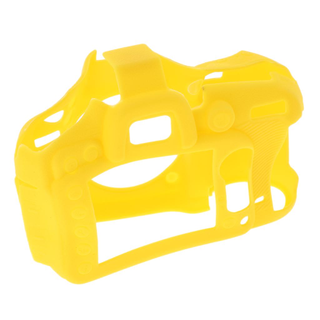 Max Silicone Protective Camera Body Case Cover for Nikon D7200/D7100  Yellow
