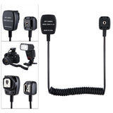 Max 10ft TTL Off-Camera Hot Shoe Flash Sync Cord Cable for Canon DSLR Cameras
