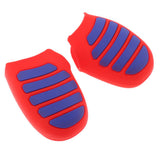 Maxbell Silicone Hand Grip Case Protector for Sony PS4 Slim Controller Blue Red