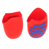 Maxbell Silicone Hand Grip Case Protector for Sony PS4 Slim Controller Blue Red