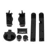 Maxbell Buttons Sets Shoulder R L A B D-Pad for Gameboy Advance GBA Black