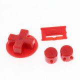 Maxbell Buttons Sets Shoulder R L A B D-Pad for Gameboy Advance GBA Red