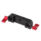 Maxbell Dual 15mm Rod Clamp Rail Block for DSLR Camera Rig Shoulder Support