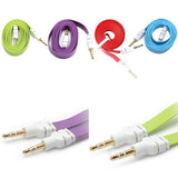Max 3.5mm Jack Male to Male Audio Cable Cord for Computer Mobile Phone Red