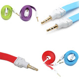 Max 3.5mm Jack Male to Male Audio Cable Cord for Computer Mobile Phone Red