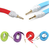 Max 3.5mm Jack Male to Male Audio Cable Cord for Computer Mobile Phone Red