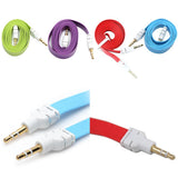 Max 3.5mm Jack Male to Male Audio Cable Cord for Computer Mobile Phone Red