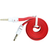 Max 3.5mm Jack Male to Male Audio Cable Cord for Computer Mobile Phone Red