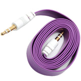 Max 3.5mm Jack Male to Male Audio Cable Cord for Computer Mobile Phone Purple