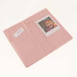 Max 64Pockets Photo Album Picture Storage Case for Fuji SQ20/SQ10/SQ6/SP-3 pink