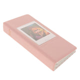 Max 64Pockets Photo Album Picture Storage Case for Fuji SQ20/SQ10/SQ6/SP-3 pink