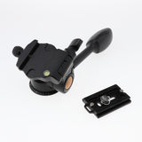 Max 360 Smooth Rotation Aluminum Tilt Head with Quick Release Plate for Tripod