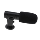 Max 3.5mm Digital Video Recording Microphone External Stereo Mic for DSLR Camera