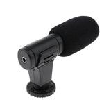Max 3.5mm Digital Video Recording Microphone External Stereo Mic for DSLR Camera