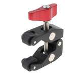 Max Super Crab Clamp Mount w/ 1/4inch & 3/8inch Thread for DSLR Camera Magic Arm