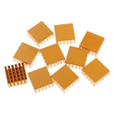 Max Maxb 10PCS Aluminum Heatsink Cooling Fin Heatsink Cooler,22x22x10mm,Aluminum