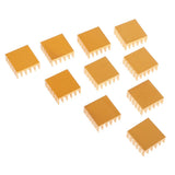 Max Maxb 10PCS Aluminum Heatsink Cooling Fin Heatsink Cooler,22x22x10mm,Aluminum
