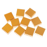 Max Maxb 10PCS Aluminum Heatsink Cooling Fin Heatsink Cooler,22x22x10mm,Aluminum