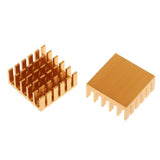 Max Maxb 10PCS Aluminum Heatsink Cooling Fin Heatsink Cooler,22x22x10mm,Aluminum