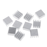 Max Maxb 10PCS Aluminum Heatsink Cooling Fin Heatsink Cooler,14x14x7mm,Aluminum