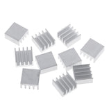 Max Maxb 10PCS Aluminum Heatsink Cooling Fin Heatsink Cooler,14x14x7mm,Aluminum