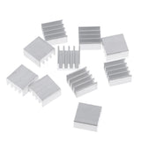 Max Maxb 10PCS Aluminum Heatsink Cooling Fin Heatsink Cooler,14x14x7mm,Aluminum