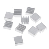 Max Maxb 10PCS Aluminum Heatsink Cooling Fin Heatsink Cooler,14x14x7mm,Aluminum