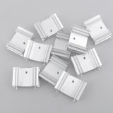Max Maxb 10 Pieces Aluminium Heat Sink Kit for IC Circuit Board,Motherboard,Triode