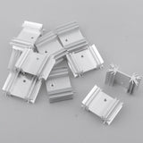 Max Maxb 10 Pieces Aluminium Heat Sink Kit for IC Circuit Board,Motherboard,Triode